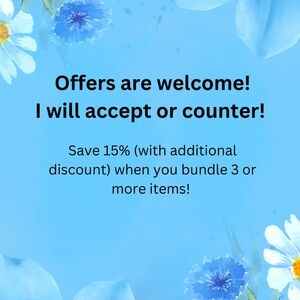 Offers are always welcome!